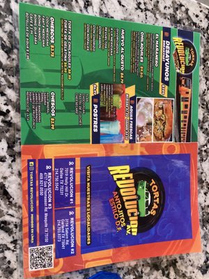Menu photo 3 Tortas Insurgentes Garland, TX