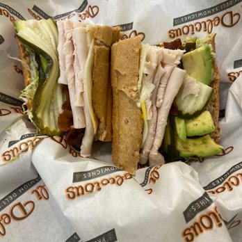 Deli Delicious - Turkey, Avocado & Turkey, Avocado, and Bacon Sandwich - Sandwiches Near Me - Corona, California Deli Delicious - Turkey, Avocado & Turkey, Avocado, and Bacon Sandwich - Sandwiches Near Me - Corona, California