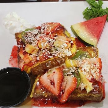 Eggs-Cetera Cafe - Island french toast - American Near Me - Lake Worth, Florida Eggs-Cetera Cafe - Island french toast - American Near Me - Lake Worth, Florida