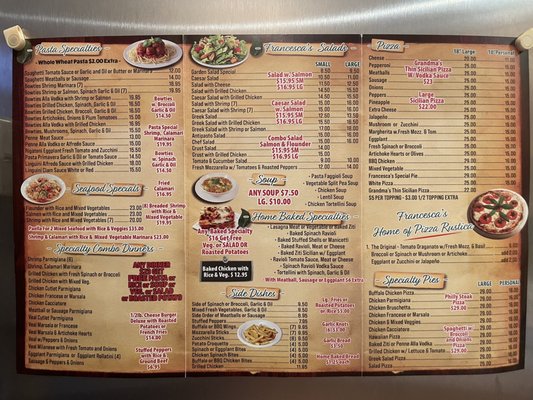 Menu photo 3 Francesca's Pizzeria and Restaurant Great Neck, NY Menu photo 3 Francesca's Pizzeria and Restaurant Great Neck, NY