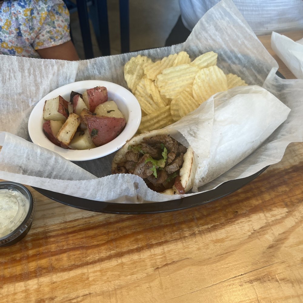 Grilled Lamb Gyro Grilled Lamb Gyro