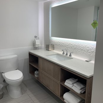 Flamingo Las Vegas - Much cleaner bathroom! The Habitat floor but I can't remember the room number lol - Hotels Near Me - Las Vegas, Nevada