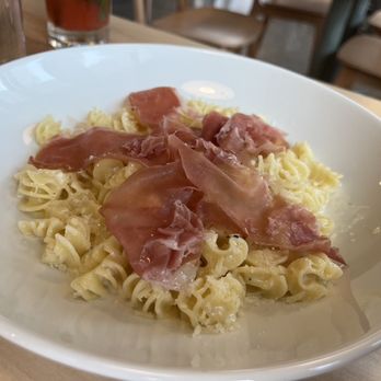 Myrth - Radiatore in light cream sauce with prosciutto - Pizza Near Me - Ada, Michigan Myrth - Radiatore in light cream sauce with prosciutto - Pizza Near Me - Ada, Michigan