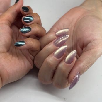 Little Paris Nails and Spa studio - Super cute cat eye. With acrylic. I loved Sona's nails so of course I copied her. - Nail Salons Near Me - Burbank, California