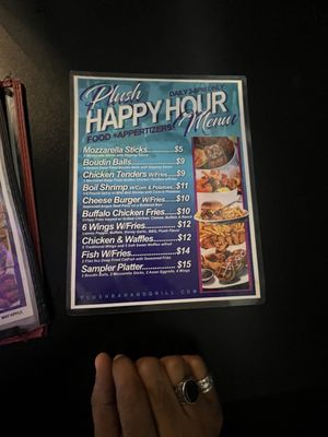 Menu photo 4 PLUSH BAR AND GRILL Houston, TX Menu photo 4 PLUSH BAR AND GRILL Houston, TX