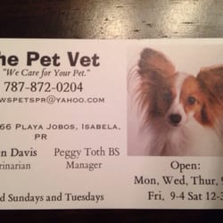 The Pet Vet - Closed Sundays and Tuesdays