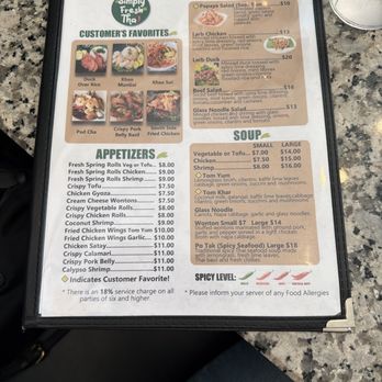 Simply Fresh Thai - Thai Near Me - Chula Vista, California