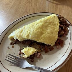 Cedar Tree Restaurant - Mega Meat Omelette-positively delicious and Huge!