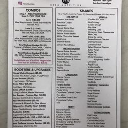 Hero Nutrition - NEW MENUS!!!