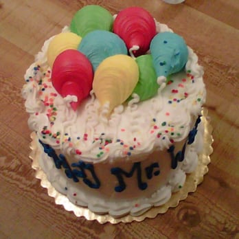 Becker's Bakery - birthday cake w/balloon design - Bakeries Near Me - Manhattan Beach, California