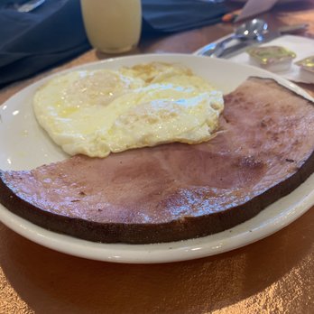 Another Broken Egg Cafe - Ham and over easy eggs (sides that come with pancakes) - Cafes Near Me - Lake Mary, Florida Another Broken Egg Cafe - Ham and over easy eggs (sides that come with pancakes) - Cafes Near Me - Lake Mary, Florida
