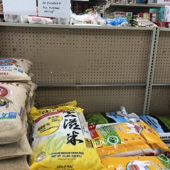 Jasmin Oriental Mart - Rows of rice!!! - Grocery Near Me - Glendale Heights, Illinois
