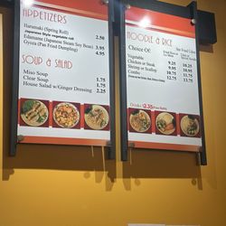 Soho Hibachi - Menu