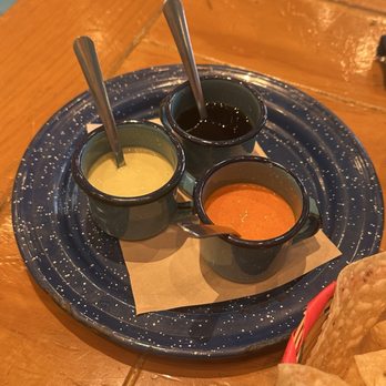 La Fisheria - Salsa sampler - Seafood Near Me - Houston, Texas La Fisheria - Salsa sampler - Seafood Near Me - Houston, Texas