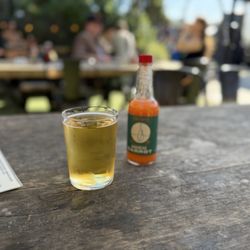 Hook Fish at Proof Lab Beer Garden - Apple cider, dry