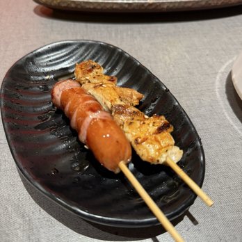 Seven Sushi & Robata - Japanese sausage and teriyaki chicken skewers - Sushi Bars Near Me - Houston, Texas Seven Sushi & Robata - Japanese sausage and teriyaki chicken skewers - Sushi Bars Near Me - Houston, Texas