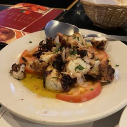 Grilled octopus appetizer