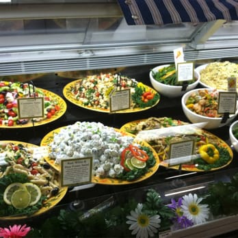 Dave's Marketplace - Beautiful display of prepared foods summer salads - Grocery Near Me - Warwick, Rhode Island