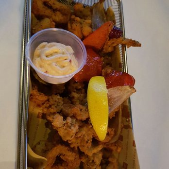 Good Catch Boil House - Calamari. Large portion but too breaded for my liking - Cajun/Creole Near Me - Markham, Ontario