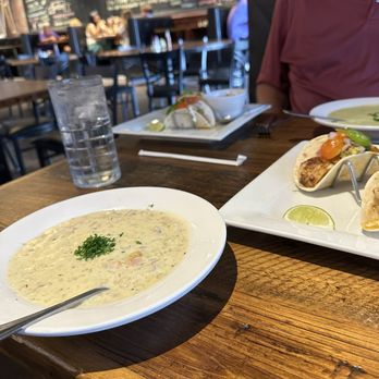 Anaya’s Seafood Scratch Kitchen - Clam chowder, Jalapeño Soup, Grilled fish tacos - Seafood Near Me - Plano, Texas