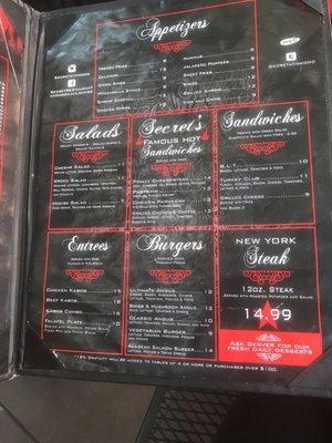 Menu photo 6 Secret Bar & Grill Los Angeles, CA Menu photo 6 Secret Bar & Grill Los Angeles, CA