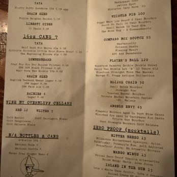 Hogwash Whiskey Den - Menu - Whiskey Bars Near Me - Spokane, Washington