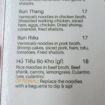 Annam VL - Menu (Mar 2025) - Vietnamese Near Me - Portland, Oregon