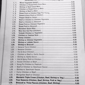 Golden China Restaurant - Lunch Menu - Chinese Near Me - Madison, Alabama