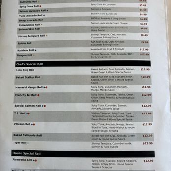 EE Sushi - Menu (2 of 4) - Sushi Bars Near Me - San Jose, California