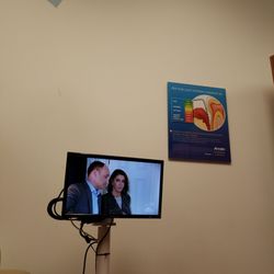 DentalWorks Fairlawn - Tv at the end of the chair in room