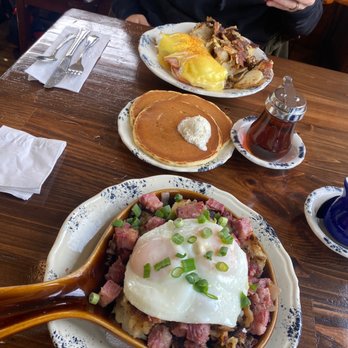 The Birch Door Cafe - Corn Corned Beef Hash and Eggs Benedict Classic pancakes - Breakfast & Brunch Near Me - Bellingham, Washington The Birch Door Cafe - Corn Corned Beef Hash and Eggs Benedict Classic pancakes - Breakfast & Brunch Near Me - Bellingham, Washington