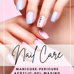 Nail Care - Our business Card. You can call in to book appointment.
Walk ins welcome as well!