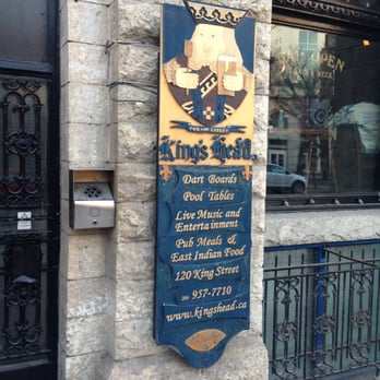 King's Head Pub - a sign on the side of a building - Pubs Near Me - Winnipeg, Manitoba