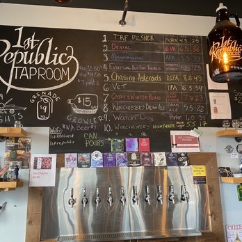 1st Republic Brewing - Breweries Near Me - Essex Junction, Vermont