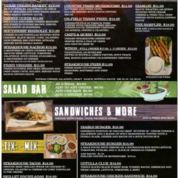 Lasalle County Steakhouse - Front Menu