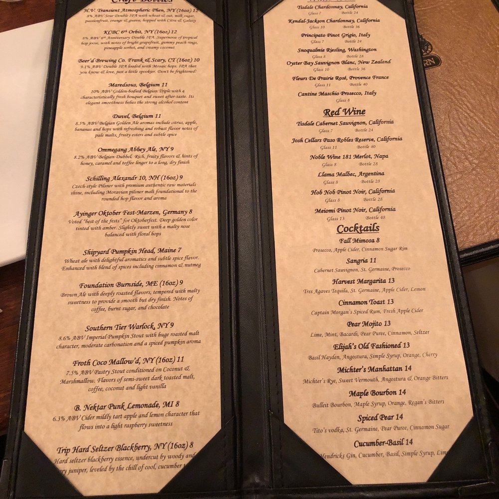 The Carriage House - Menu - New American Near Me - Patterson, New York The Carriage House - Menu - New American Near Me - Patterson, New York