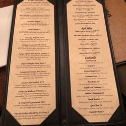 The Carriage House - Menu