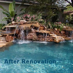 Natural Stone Pools - After Pool Renovation