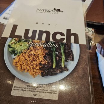 Patrona Mexican Cantina & Grill - Menus and great lunch combos - Mexican Near Me - Bothell, Washington