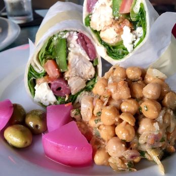 Baladi Mediterranean Cafe - The Greek wrap with pickled turnips and chickpeas salad! - Mediterranean Near Me - Virginia Beach, Virginia Baladi Mediterranean Cafe - The Greek wrap with pickled turnips and chickpeas salad! - Mediterranean Near Me - Virginia Beach, Virginia