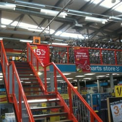 Halfords - Looking up at the upper level