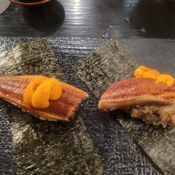 Shigotonin - Unagi hand rolls with uni - Japanese Near Me - Las Vegas, Nevada Shigotonin - Unagi hand rolls with uni - Japanese Near Me - Las Vegas, Nevada
