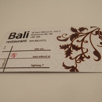 Bali Restaurant - Singaporean Near Me - Richmond Hill, Ontario Bali Restaurant - Singaporean Near Me - Richmond Hill, Ontario