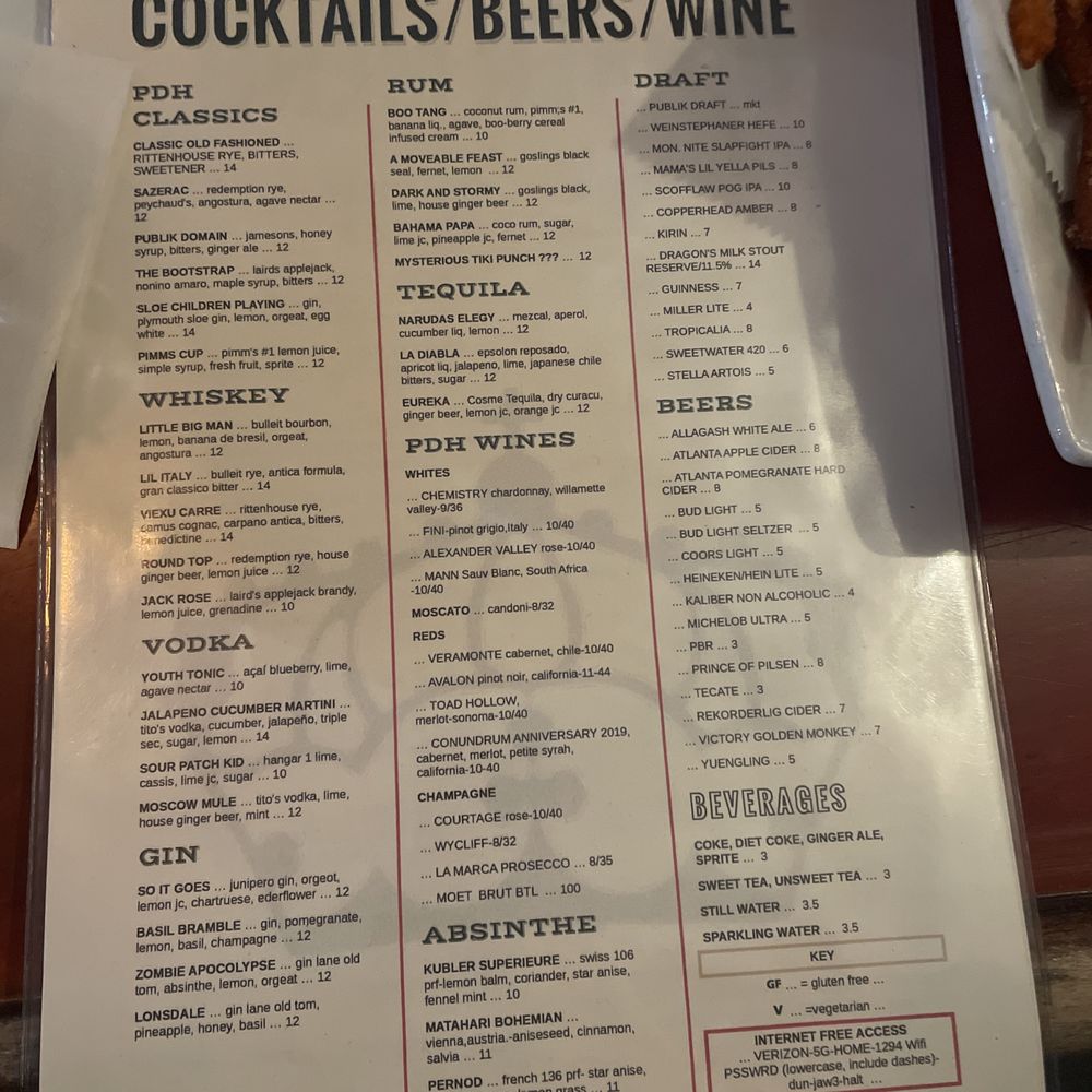 Publik Draft House - Drink Menu - Pubs Near Me - Atlanta, Georgia Publik Draft House - Drink Menu - Pubs Near Me - Atlanta, Georgia