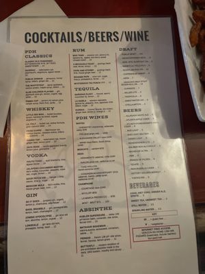 Menu photo 5 Publik Draft House Atlanta, GA