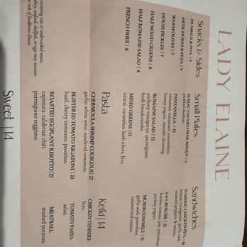 Lady Elaine - Menu - Mediterranean Near Me - Honolulu, Hawaii Lady Elaine - Menu - Mediterranean Near Me - Honolulu, Hawaii