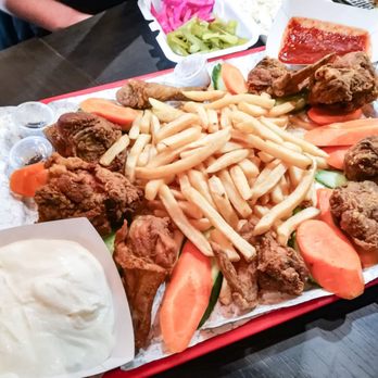 Shawarma Royale - a platter of fried chicken and french fries - Syrian Near Me - Oakville, Ontario