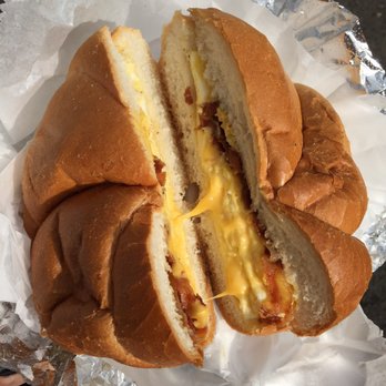 Sam's - Breakfast Special B4: 2 Eggs, Turkey Bacon & Cheese on a Roll $3.25 - Delis Near Me - New York, New York Sam's - Breakfast Special B4: 2 Eggs, Turkey Bacon & Cheese on a Roll $3.25 - Delis Near Me - New York, New York