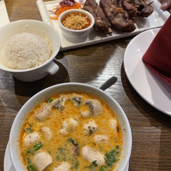 Nara Thai - 17. Tom Kha Gai Soup 39. Pork Rib Garlic - Thai Near Me - Freehold, New Jersey