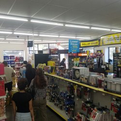 Dollar General - This dollar general is always backed up. Lines could be outside and they'd only have one register open.